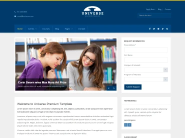 Universe Education WordPress Theme